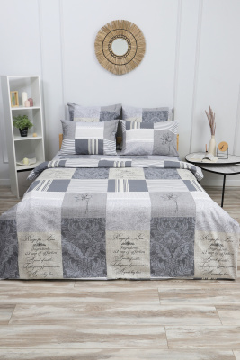 Пододеяльник бязь 142г/м2 Соренто серый