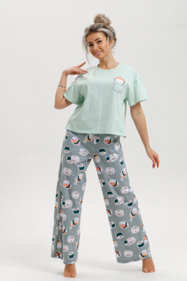 Костюм домашний арт. КД-00-007 суши-роллы/васаби